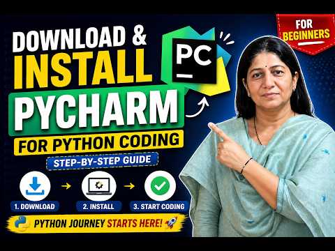 Episode 4: How to Download & Install PyCharm (Step-by-Step) | Series 3-Python for Beginners