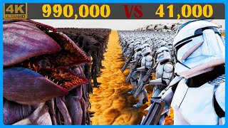 990,000 STRONG zombies VS 41,000 Star Wars army - Epic Battle - UEBS2 [4k]