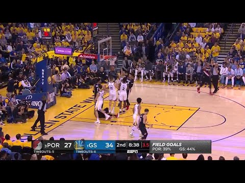 2nd-quarter,-one-box-video:-golden-state-warriors-vs.-portland-trail-blazers