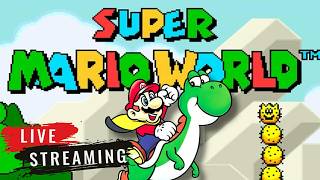 Super Mario World Chill Playthrough 😄 SNES Gameplay &amp; Laid-Back Retro Vibes