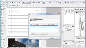 ARCHICAD Revision Management - The Layout Revision History Panel: Introduction