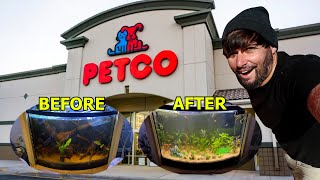 Buying ALL the Aquarium Plants at Petco! Changing my Fish Tank