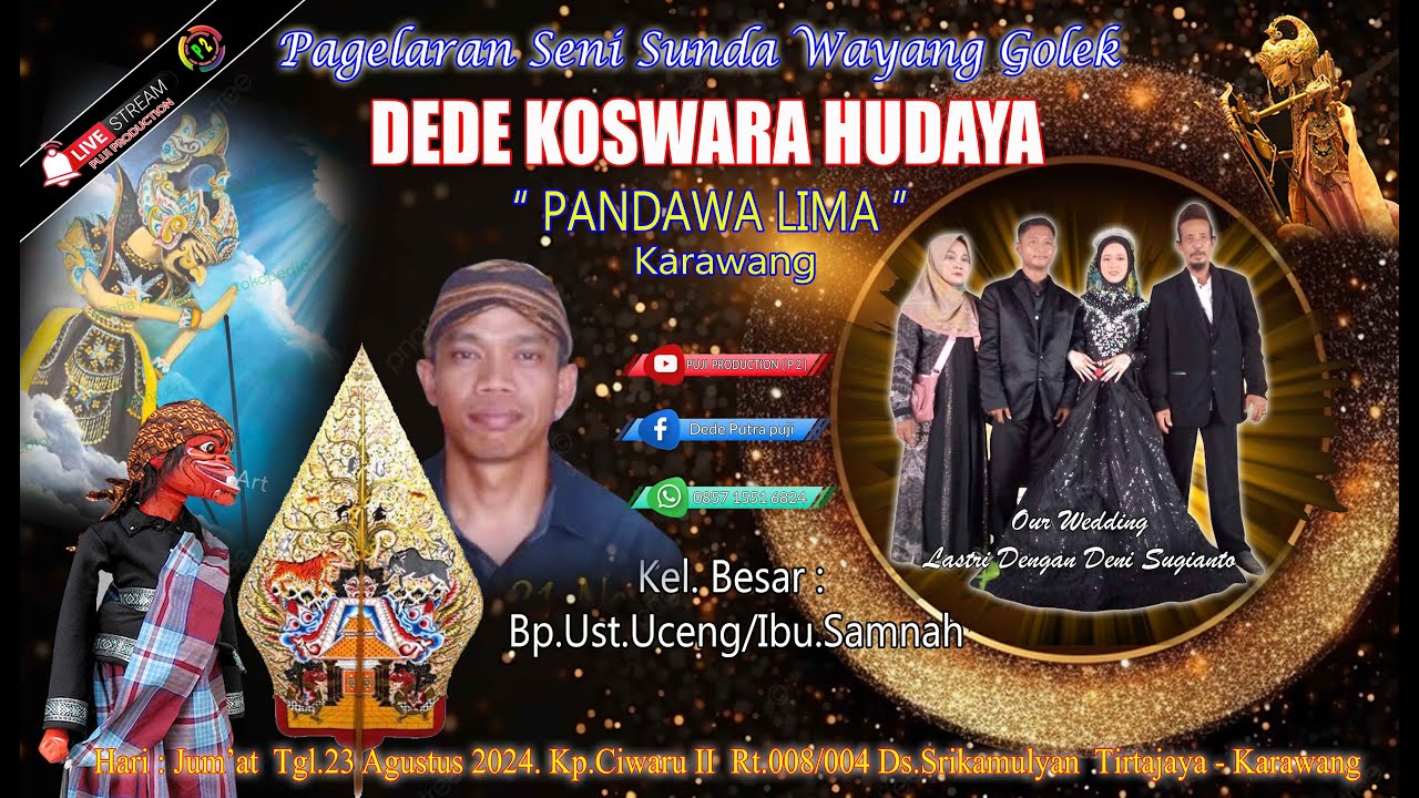 🔴 LIVE PAGELARAN WAYANG GOLEK DEDE KOSWARA HUDAYA 