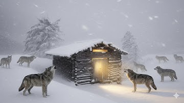 Trapped in a Deadly Snowstorm -50F Snowstorm and wolves, I