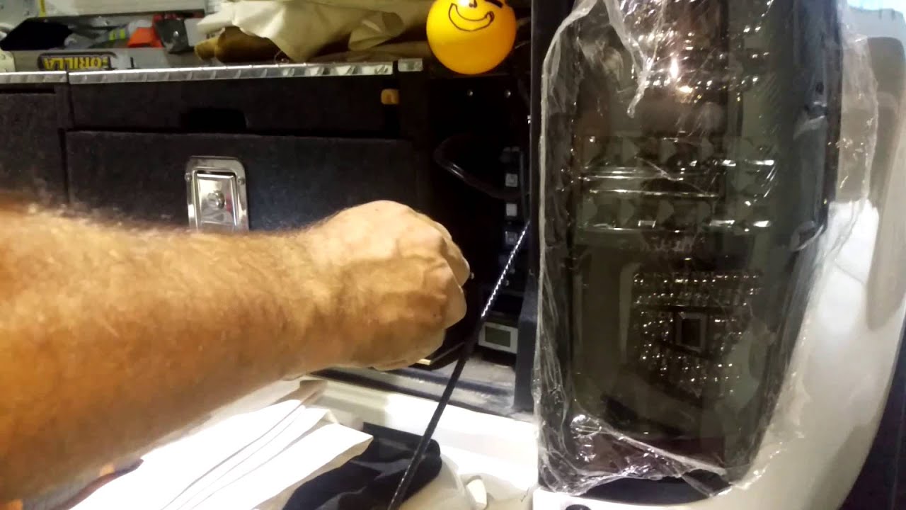ford ranger PX LED tail lights - YouTube