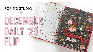 December Daily 2025 Flip Through | Ali edwards | Rosie's Studio