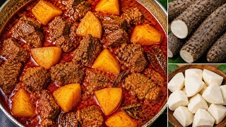 🥔 কোরবানির গরুর গোস্ত ও মাইটা আলুর ঝোল | Delicious Korbani Beef Curry with Maita Potato ✅