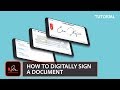 How to digitally sign a document | Adobe Document Cloud