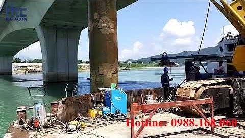 Cắt cọc bê tông khoan nhồi dưới sông biển an toàn và hiệu quả (0988168060)