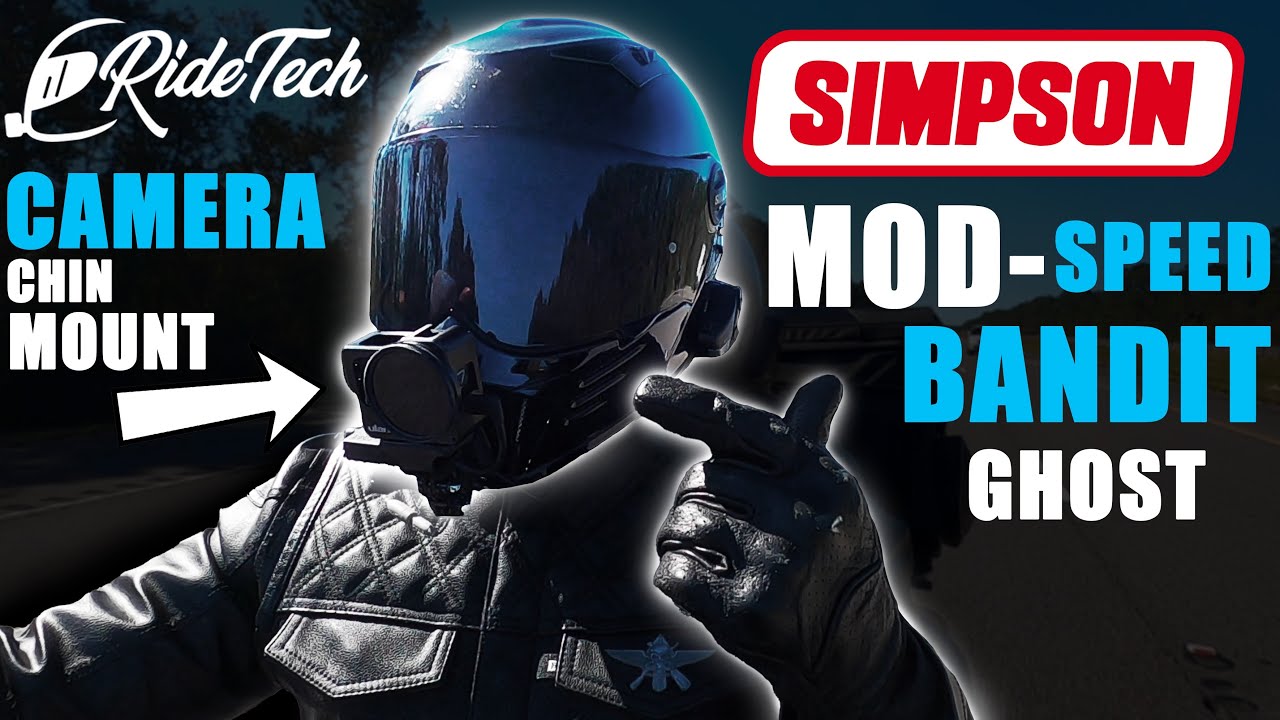 NEW Simpson Helmet Camera CHIN MOUNT from Ride-Tech
