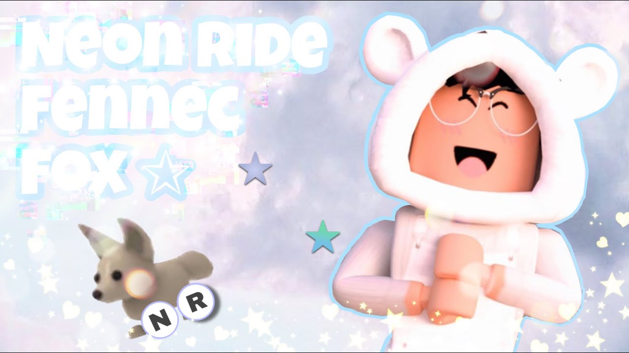 Neon Ride Fennec Fox Giveaway Roblox 💙🤭 YouTube