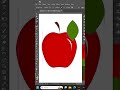 How to create an apple in Illustrator. #nasheed #adobeillustrator #adobesoftware #creativetutorial
