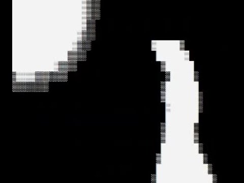 Bad Apple!! rendered in Python 3.8 on command line
