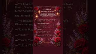 Hazreti Fahr-I Kâinat Aleyhi Efdal-Üt Tahiyyat Efendimiz Bir Gün Hâne-I Saâdetlerinden Çıktılar Ve