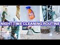 🌙NIGHT TIME DEEP CLEAN WITH ME | AFTER DARK SPEED CLEANING MOTIVATION | RELAXING CLEANING ROUTINE