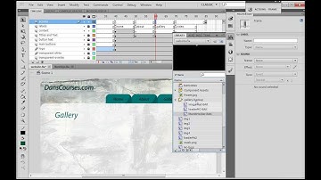 How to Build a Website in Flash CS5? - Part 17 (Image Gallery)