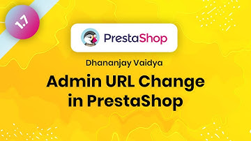 Admin URL change in PrestaShop 1 7 explained in Hindi