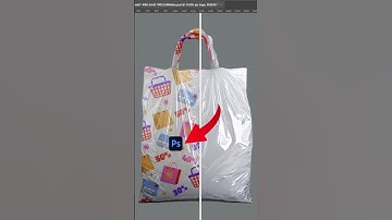 How to Make Realistic Plastic Bag Mockup in photoshop #shorts #photoshop