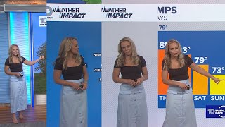 Courteney Jacobazzi from 10 Tampa Bay with the morning Weather Impact forecast for November 14, 2025