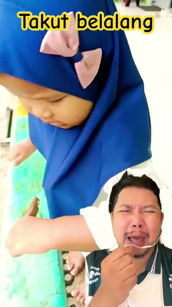 Dedek UNA TAKUT BANGET BELALANG!!!?? #anaklucu #lucu #shortsfeed #shorts #funny