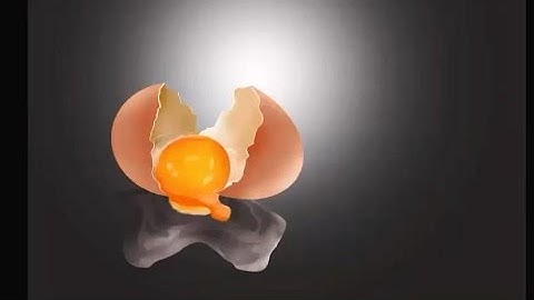 Realistic egg making in Photoshop step by step part 1