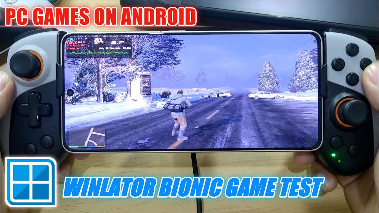 Winlator Bionic WINLATOR BIONIC - GTA V ANDROID GAMEPLAY POCO F6 - YouTube