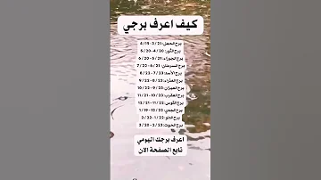 أعرف برجك اليومي 