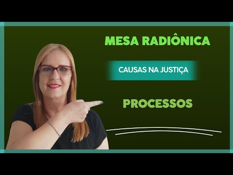 Mesa Radiônica para processos e causas na justiça ⚖️??