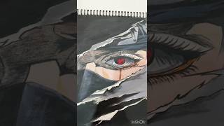 Naruto Eye Drawing Using Acrylic Colour #shorts #arts #naruto #drawing #shortsfeed #anime