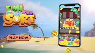 Fish sort color puzzle - Win Real Cash screenshot 2