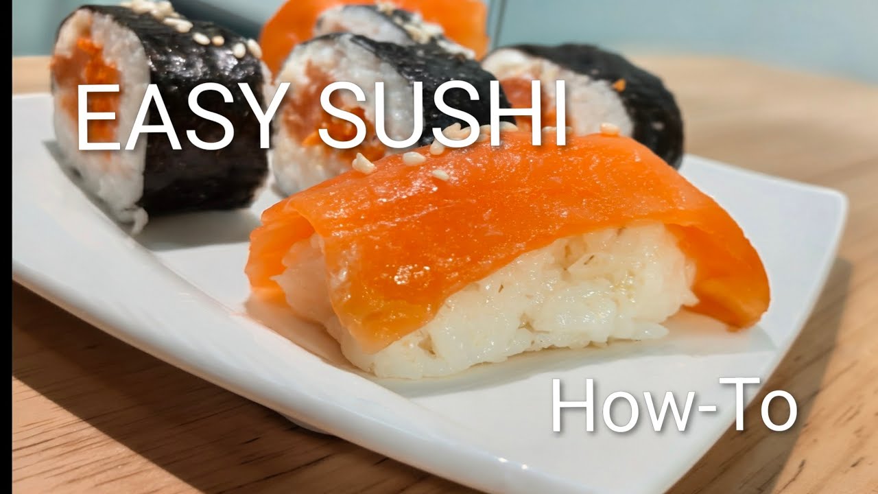 Sushi at home made easy 🍣 | Easy Sushi tutorial.