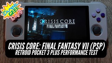 Retroid Pocket 3 Plus Performance Test - Crisis Core: Final Fantasy VII (PSP)