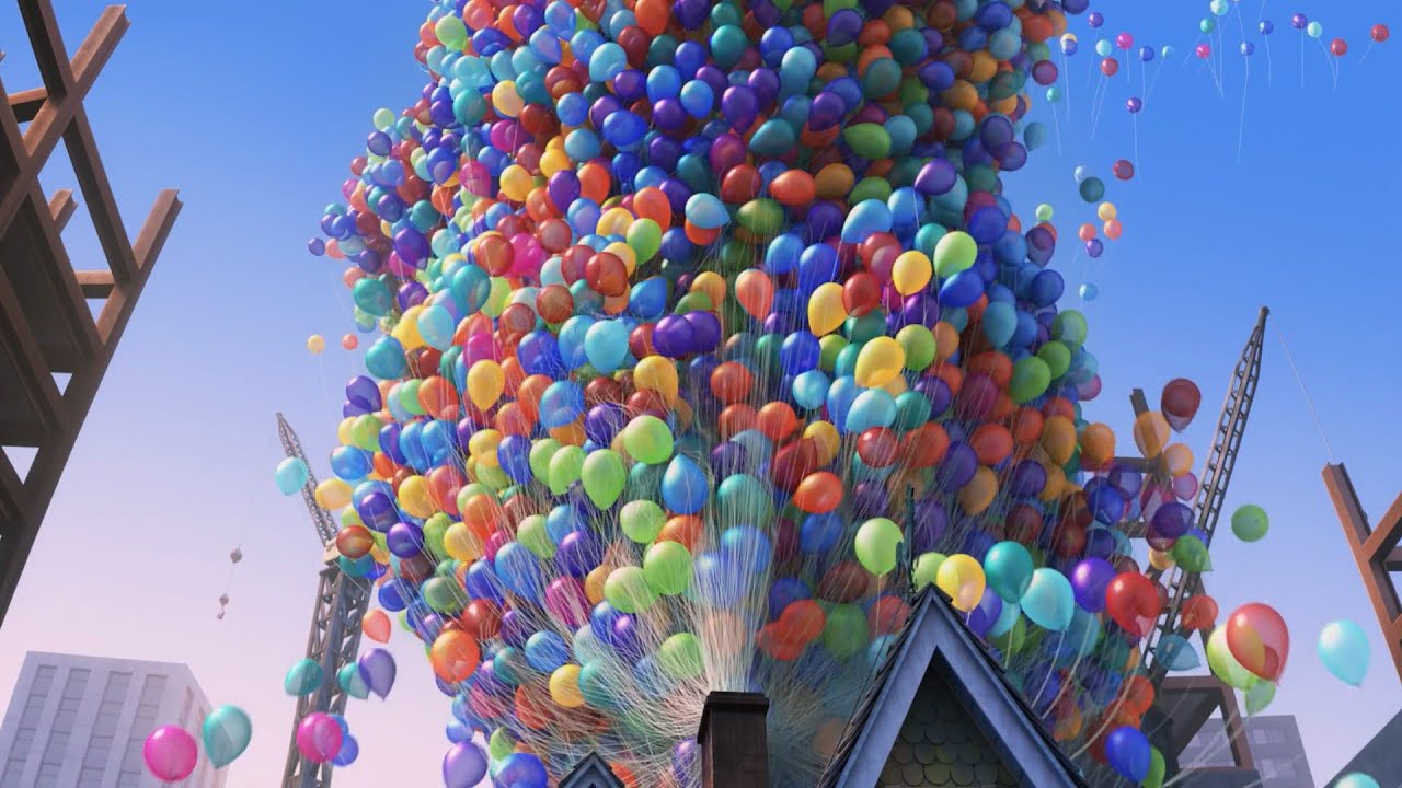 Flying House  Up 2009 DisneyPixar