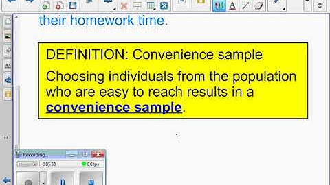 AP Stats - 4.1A - Sampling and Surveys