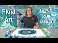 Fluid Art avec un sèche-cheveux! (Hair dryer acrilyc pouring fluid art)