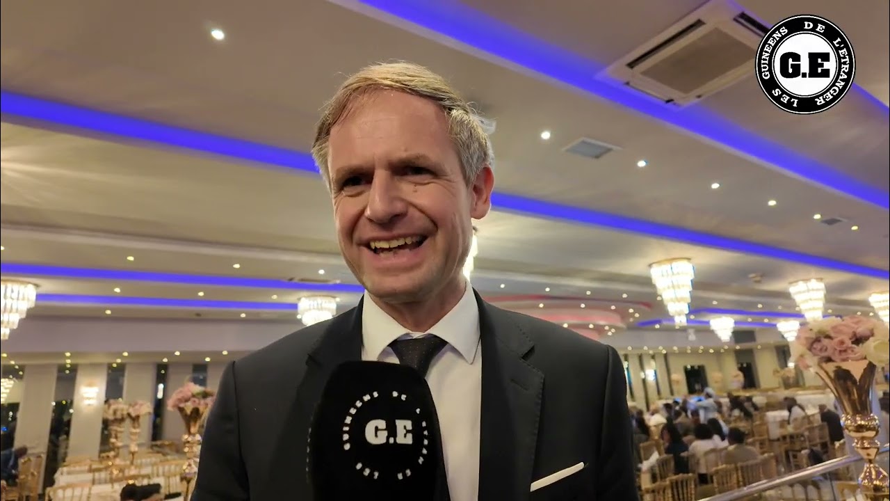 Timo Prekop un investisseurs Allemand lors du Forum économique guinéen qui s'est tenu en Allemagne