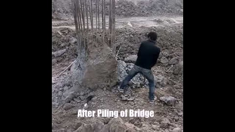 After Piling Work arrangements for Superstructure