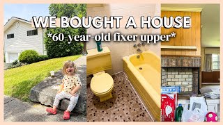 WE BOUGHT A HOUSE | our 60yearold fixer upper + 2023 first time home buyers