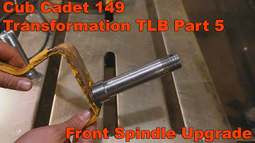Cub Cadet 149 Transformation TLB Part 5 - Spindle Upgrade