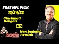 NFL Picks - Cincinnati Bengals vs New England Patriots Prediction, 12/24/2022 Week 16 NFL
