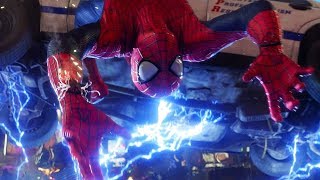 SpiderMan vs Electro  First Fight Scene  The Amazing SpiderMan 2 (2014) Movie CLIP HD