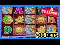 5 TREASURES SLOT JACKPOT/ $88 BETS/ HIGH LIMIT/ LIMITE ALTO