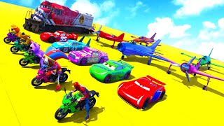 GTAV SPIDERMAN 2, FIVE NIGHTS AT FREDDY'S, THE AMAZING DIGITAL CIRCUS Join in Epic New Stunt Racing