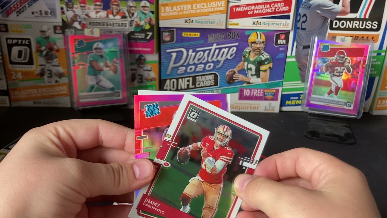 AMAZING PINK ROOKIE QB PULL AND RARE HIT! 2020 optic football blaster 💎🔥🥶