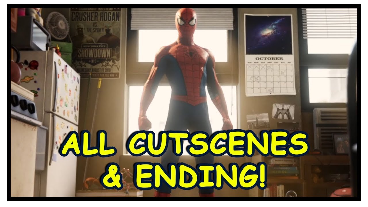 Spider-Man PS4: All Cutscenes & (Cinematic Scenes LIKE A MOVIE) -