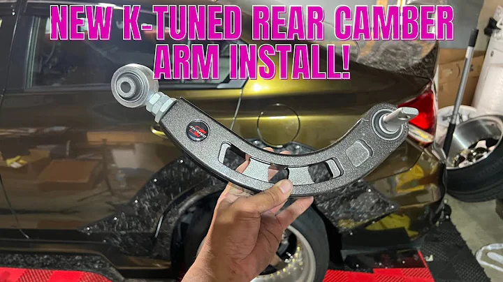 Installing My New K-Tuned Rear Camber Arms On My 9th Gen Civic