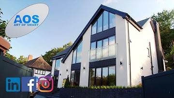 BRILLIANT WIRRAL Control4 Smart Home feat. 44u Rack, Hikvision PTZ Security Cameras & MORE!!!