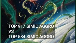 Top 917 Simic Aggro vs Top 584 Simic Aggro | Standard | Mythic Rank | MTG Arena