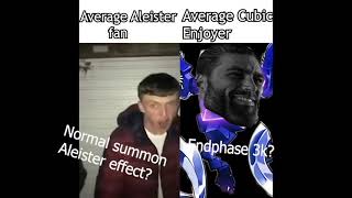 Average Aleister fan VS Average Cubic enjoyer