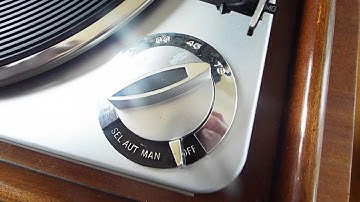 RCA 4 speed automatic record changer playing a stack of 45